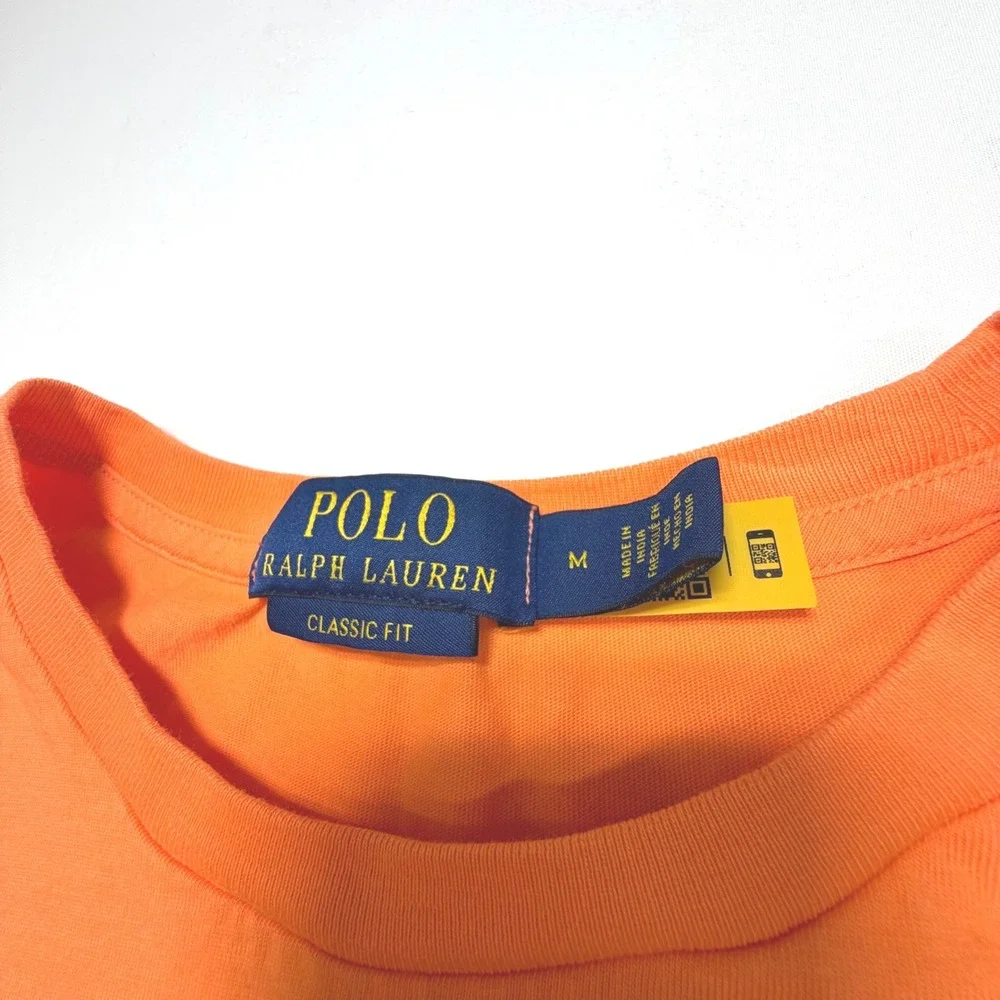Polo Ralph Lauren Classic Fit Tee – Orange –‎ Men's Medium